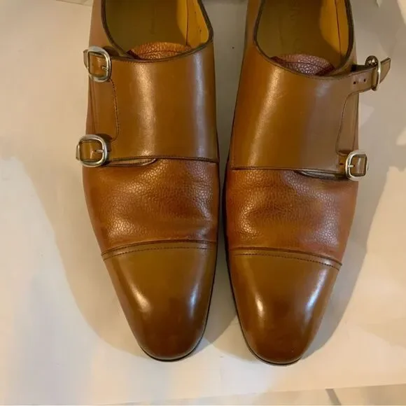 Carlos Santos “Green label” Double buckle Monk Strap Dress Shoes Men\'s Size 12 Carlos Santos Handcrafted Showcase | Uncompromising Luxury main image 3